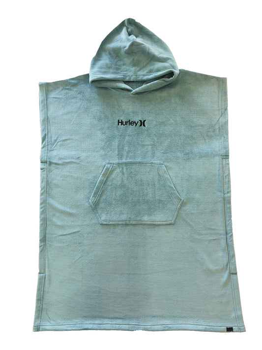 Hurley One And Only Youth Hooded Towel - Sum22 blue hooded towel with front pocket 