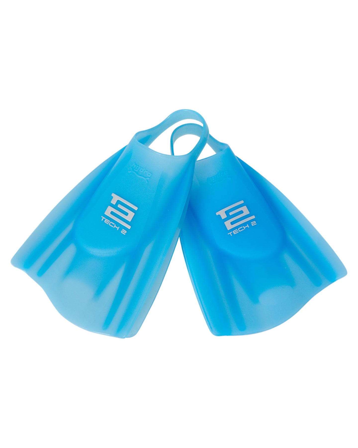 HYDRO TECH 2 SOFT SWIM FINS pair in ice blue