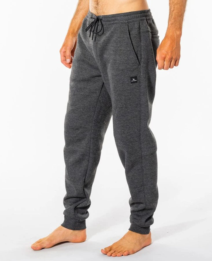 Rip Curl Anti Series Depatred Trackpant in char marle colourway