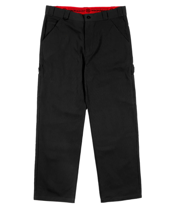 Independent BTG Almar Utility Pants in black from front