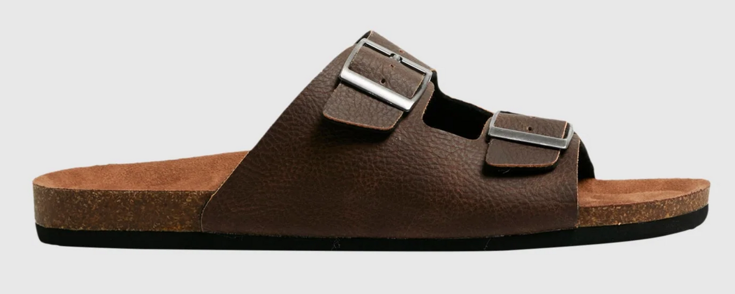 Kustom Women's Duo Slide - Chocolate from side