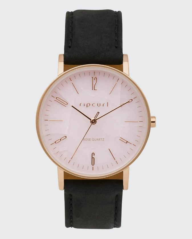 Rip Curl Latch Rose Quartz Leather Watch