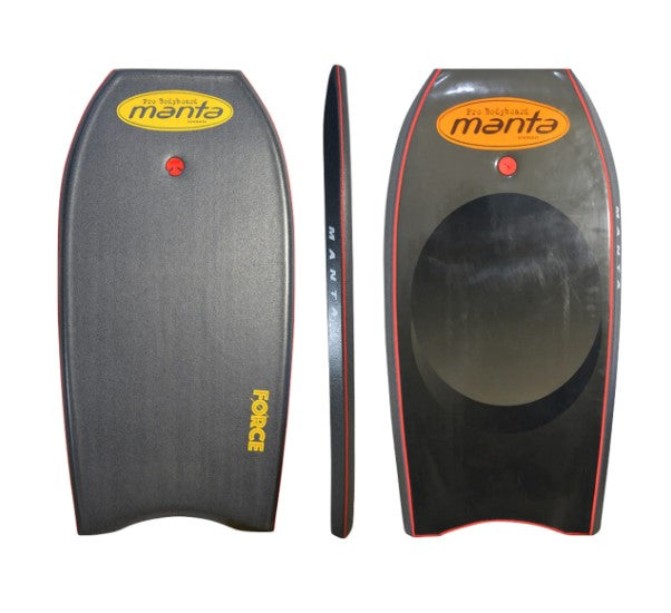 MANTA FORCE 44" PP BODYBOARD in force grey