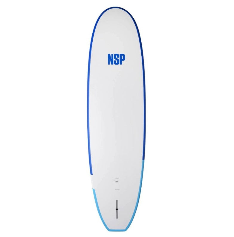 Nsp Elements 10'2 Cruise Epozy Paddleboard stand up paddle board blue white bottom