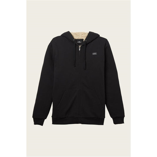 O'neill Fifty Two Mens Sherpa Jacket  in black from front