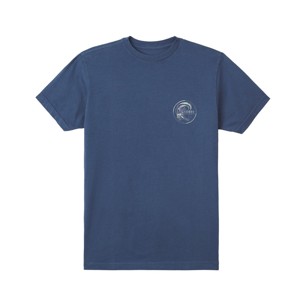 O'neill Core SS Mens Tee in indigo from front