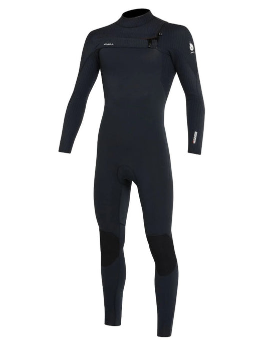 O'Neill HyperFreak Fire CZ Full Men's 4/3mm Wetsuit in black from front