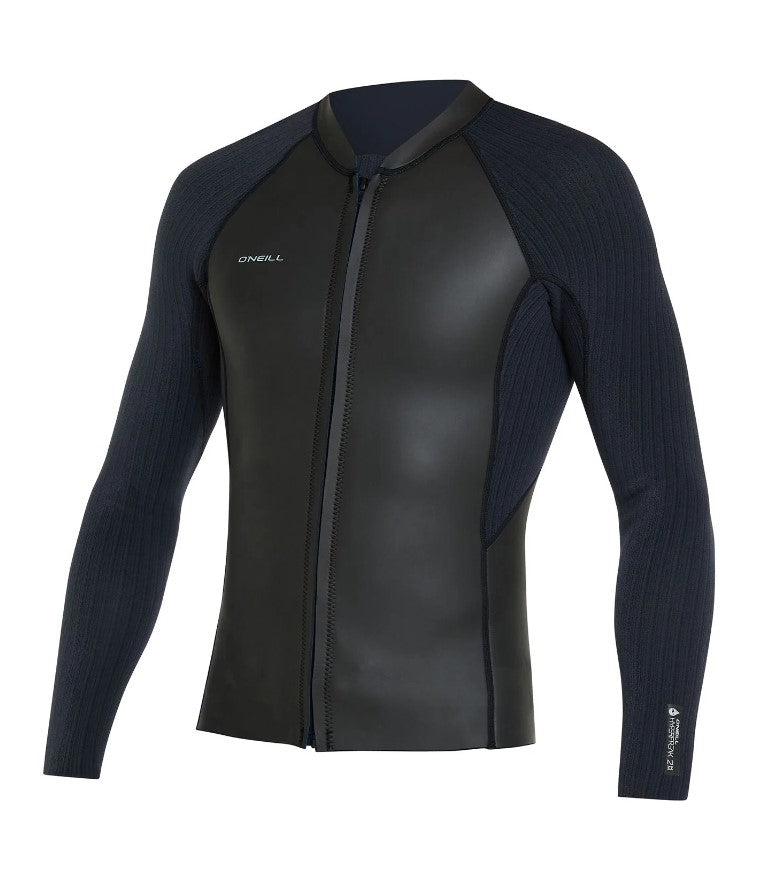O'Neill Hyperfreak 2mm Front Zip Long Sleeve Wetsuit Jacket