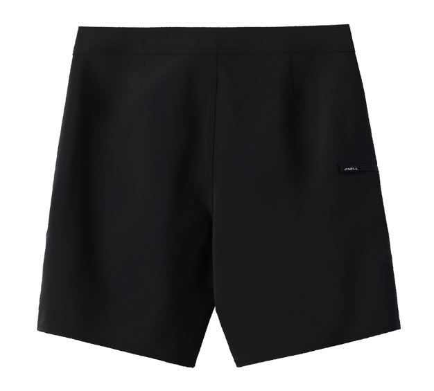 O'Neill Hyperfreak Heat Solid 19" Boardshorts in black from the back