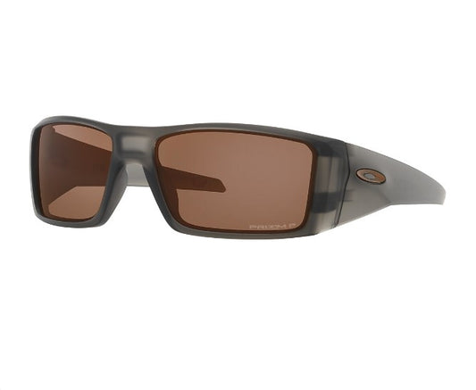 Oakley heliostat matte grey smoke prizm tungsten polarised sunglasses