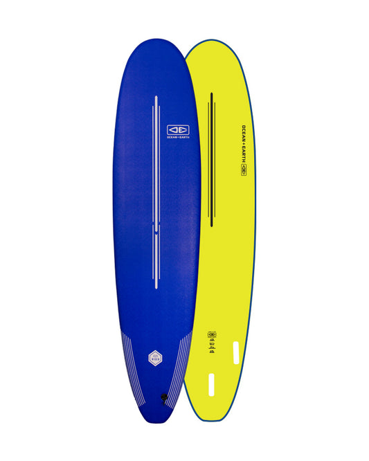 OCEAN AND EARTH 8'0 EZI RIDER SOFTBOARD in navy colourway