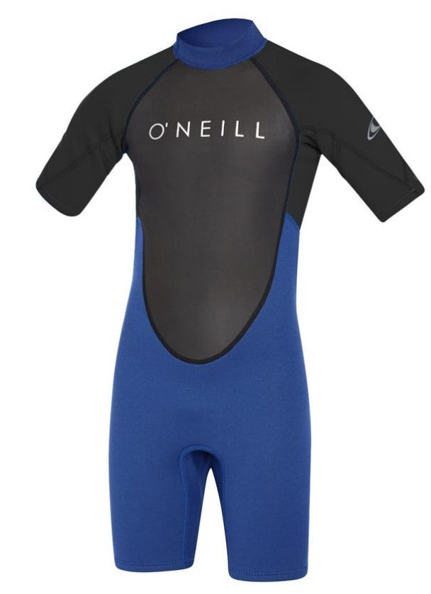 O'Neill reactor youth springsuit wetsuit black marine blue