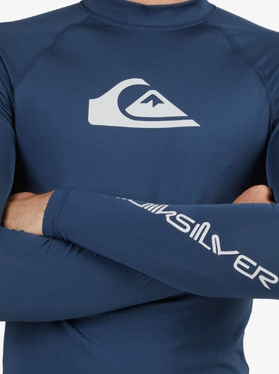 Quiksilver All Time LS Young Mens Rashguard arms