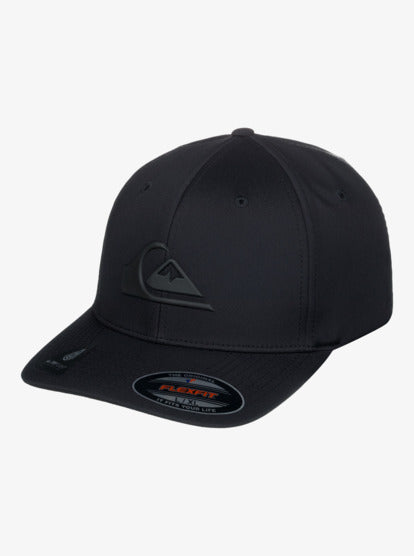 Quiksilver Amped Up Flexfit Cap in true black colourway