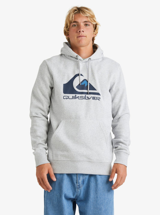 Quiksilver Big Logo Hoodie in athletic grey heather