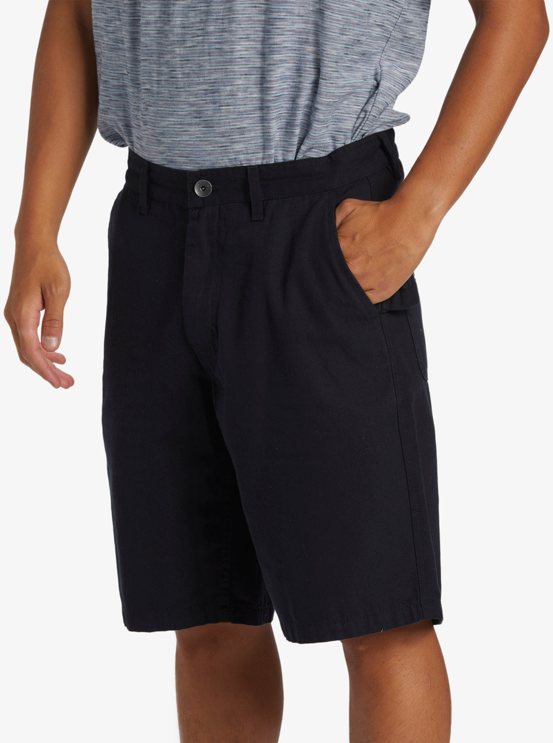 Quiksilver Carpenter Shorts in black from front/side view