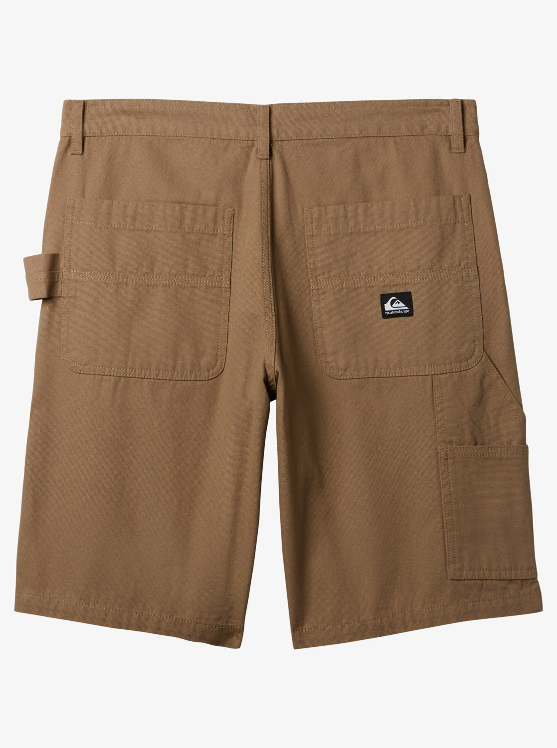 Quiksilver Carpenter Shorts in timber wolf colourway from rear