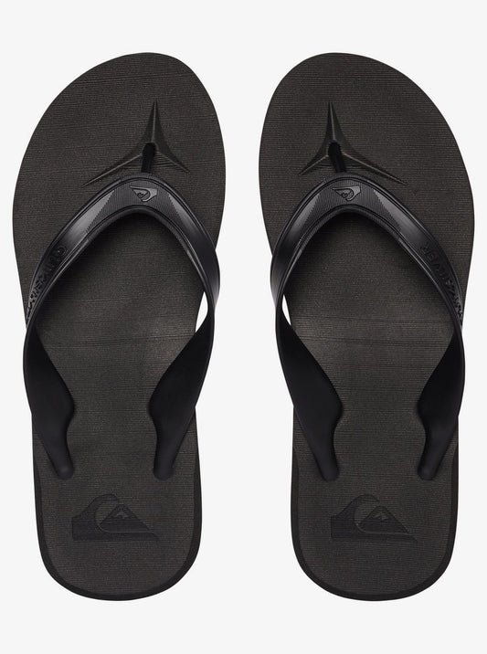 Quiksilver Carver 2 Deluxe jandals black brown