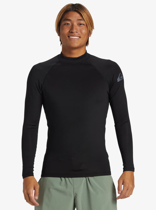 Quiksilver Everyday Heat LS Thermal Rash Top in black