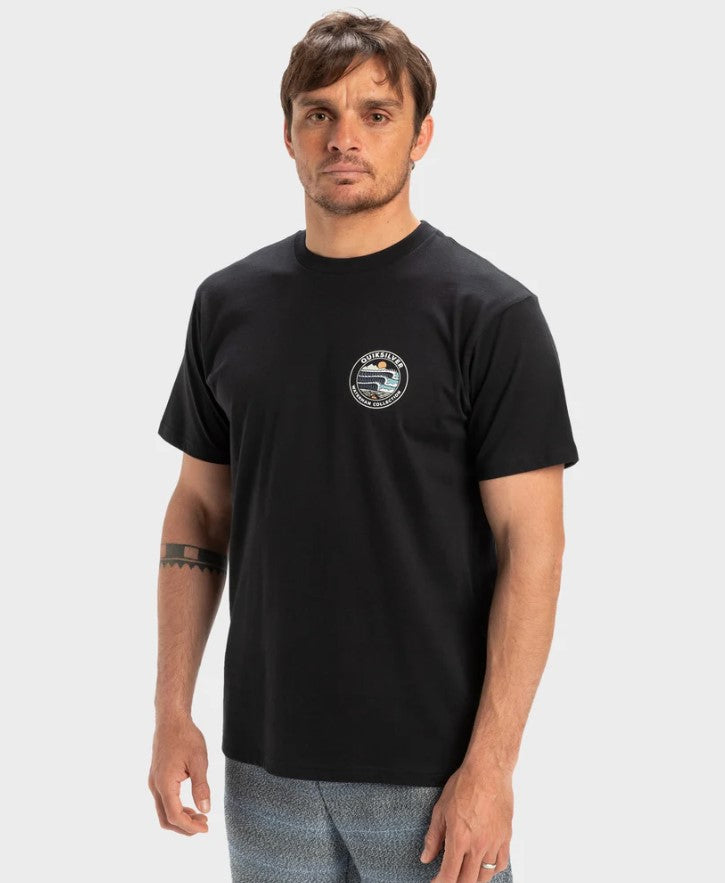 Quiksilver Future Island SS Tee in black from front