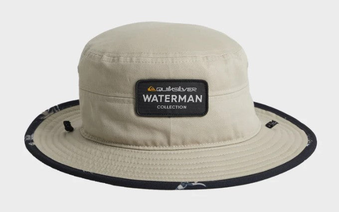 Quiksilver Lay Day Boonie Hat in cloudy gray from front