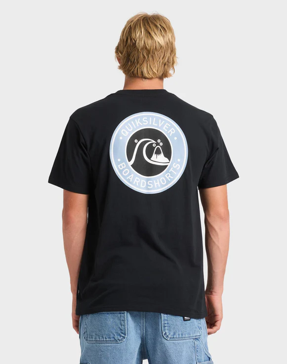 Quiksilver Clicker Mate Men's T-Shirt in black from rear