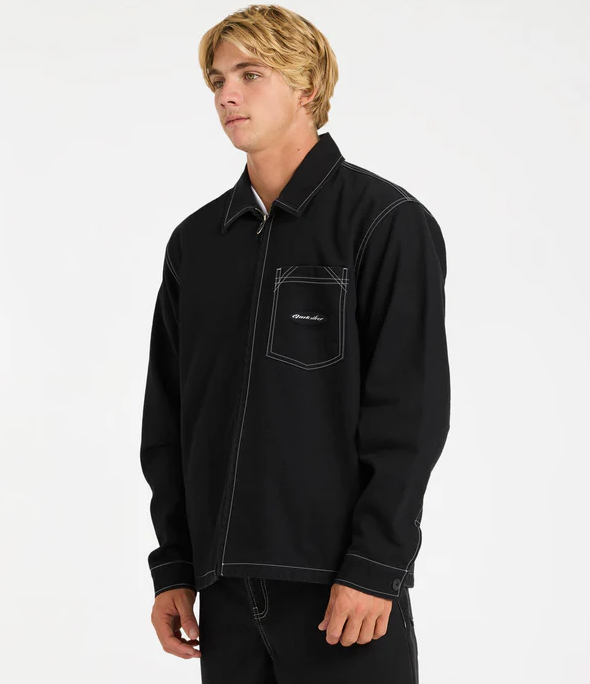 Quiksilver Mercury Coach Jacket
in black from side