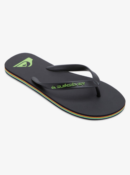 Quiksilver Molokai Core Jandals in black 4 colourway