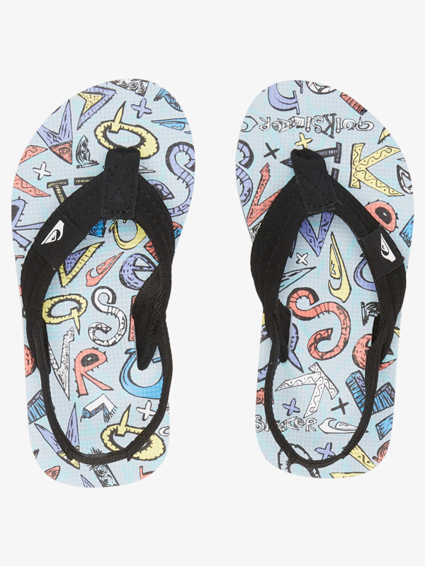 Win22 QUIKSILVER KIDS MOLOKAI LAYBACK SANDALS