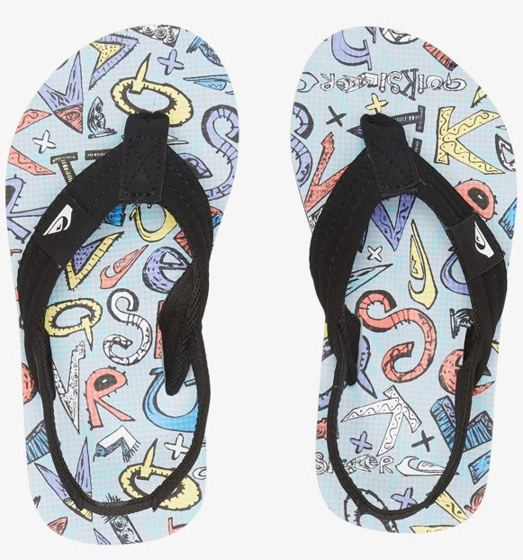 QUIKSILVER MOLOKAI LAYBACK KIDS JANDALS Sum22