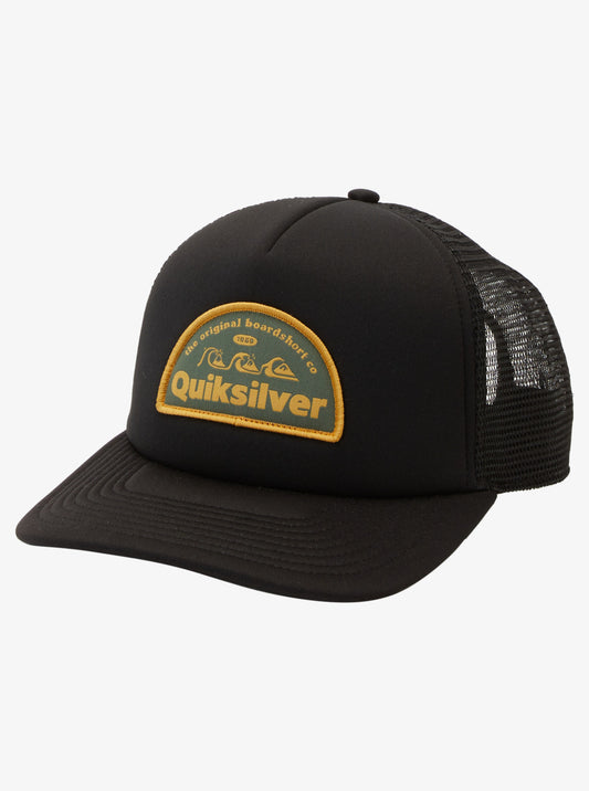 Quiksilver Onshore Youth Trucker Cap in black