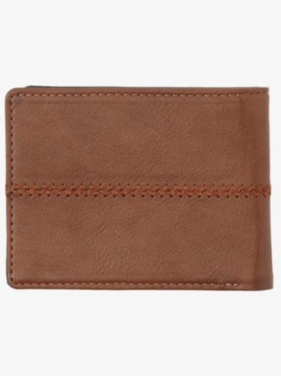 Quiksilver Stitchy 3 Men's Wallet in rubber colourway from back