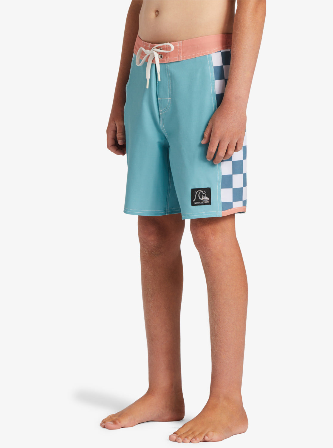 Quiksilver Longboard Volley Shorts in reef waters colourway from side