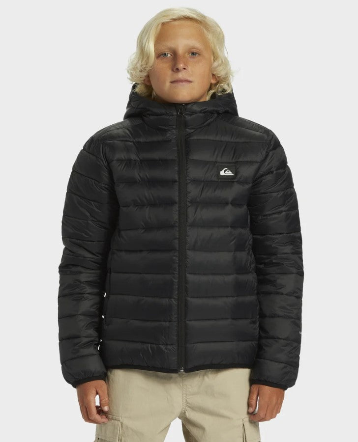 Quiksilver Scaly Youth Puffer jacket  in black