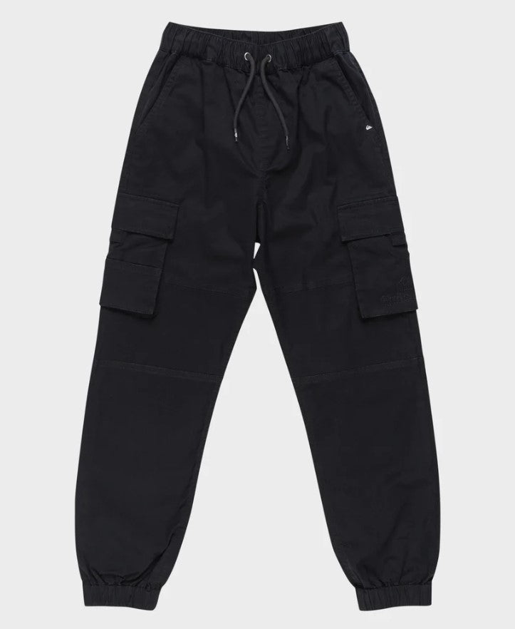 Quiksilver We Get By Surf Boys Cargo Pants in black