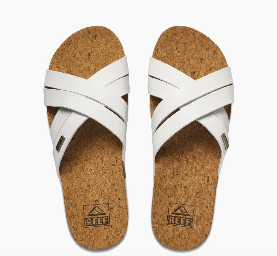 Reef Cushion Bloom Hi Sandals white