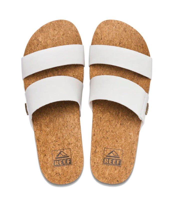 Reef Vista Hi 2.5 Sandals in white cloud pair from top