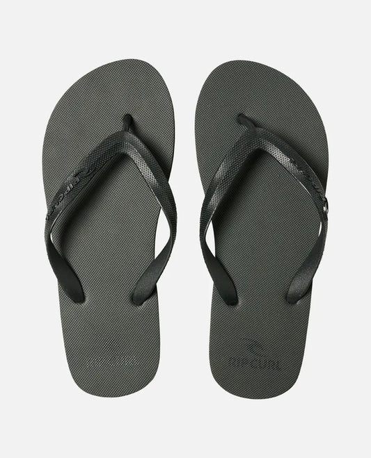 Rip Curl Brand Logo Bloom Open Toe Jandals pair in black