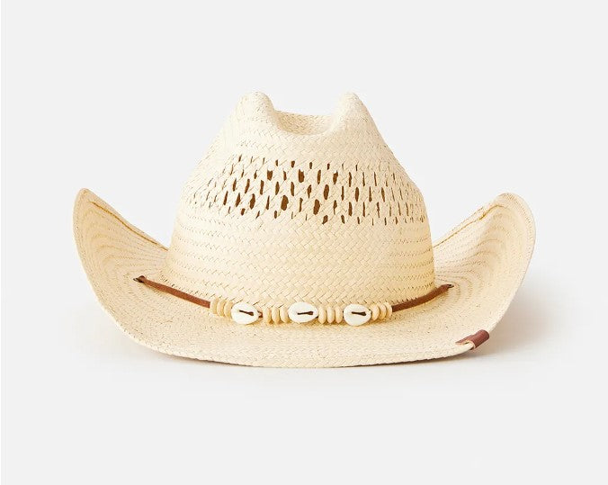 Rip Curl Cowrie Cowgirl Hat in natural colourway