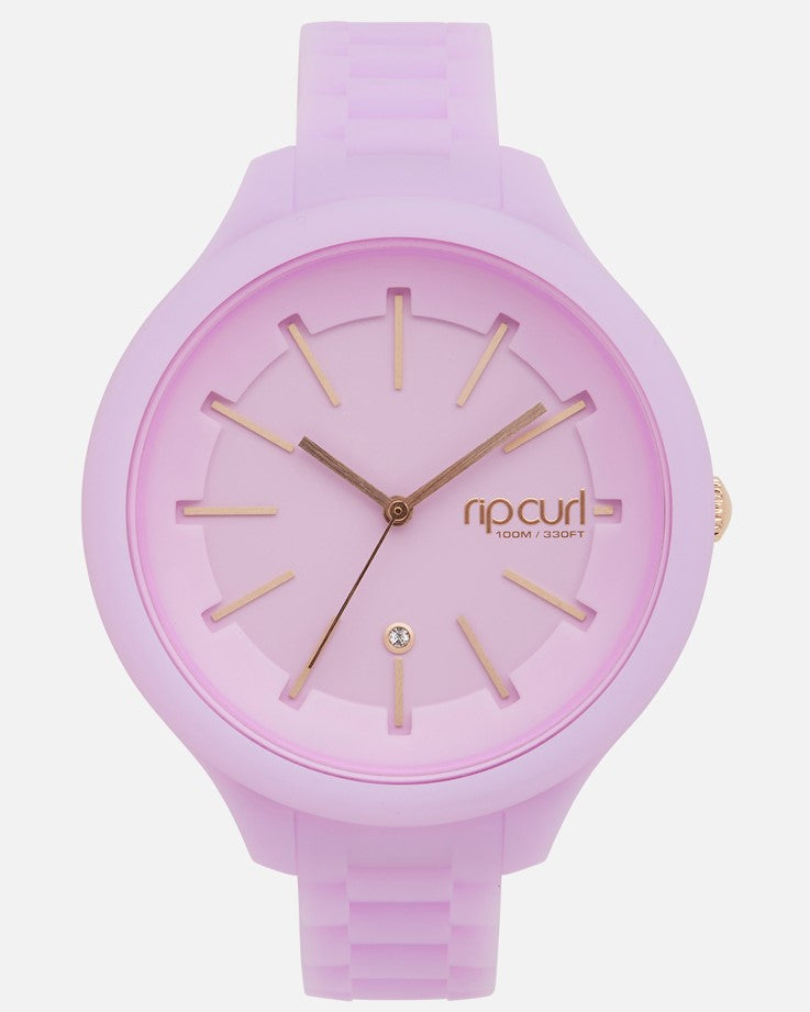 Rip Curl Deluxe Horizon Silicone Women's Watch in lilac