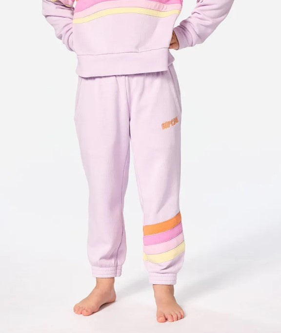 Rip Curl Surf Revival Girls Trackpants in pink