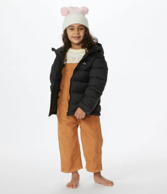 Rip Curl Anti Series Unisex Groms Puffer Jacket in black