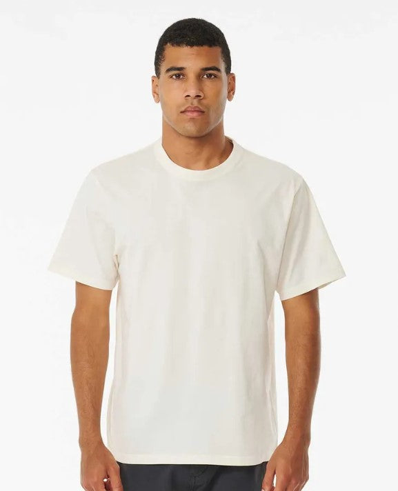 Rip Curl Plain Wash Tee in bone colourway