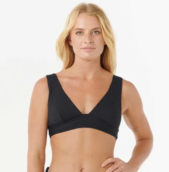 Rip Curl Premium Surf D-DD Deep V w Full Pant Bikini  showing top from front
