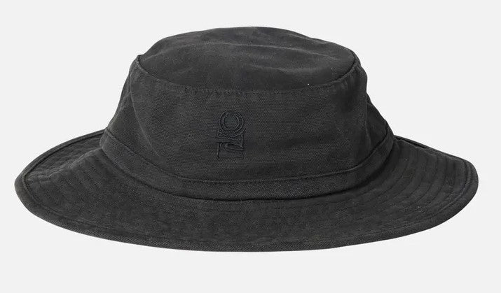 Rip Curl Search Canvas Wide Brim Hat in black