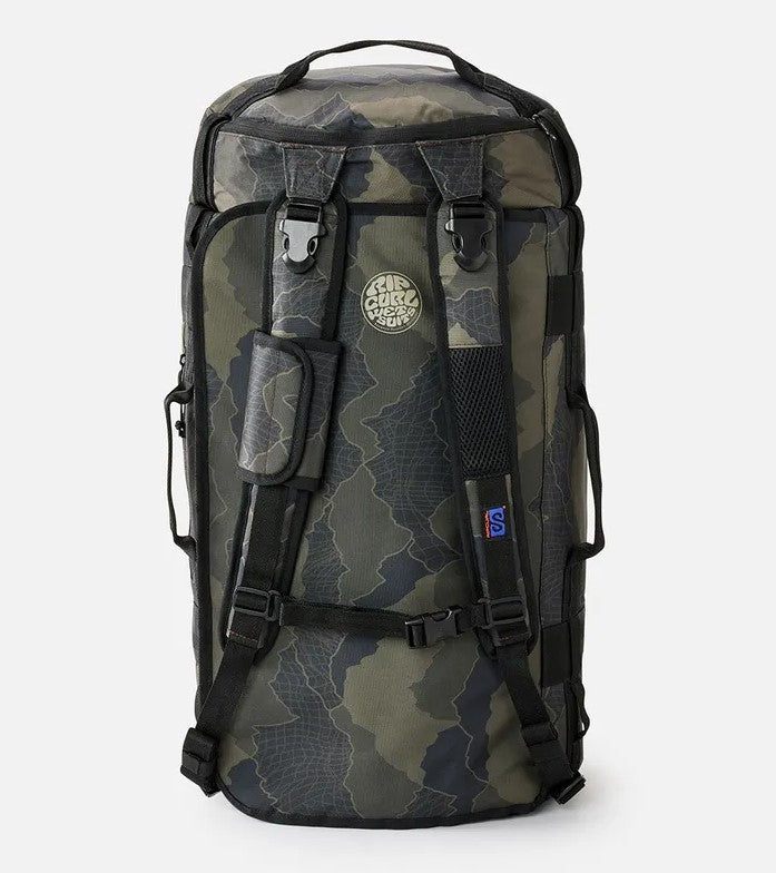 Rip Curl Search 45 litre duffel bag form back in camo colourway