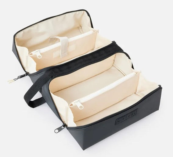 Rip Curl Weekend Travel Cosmetic Case showing inside