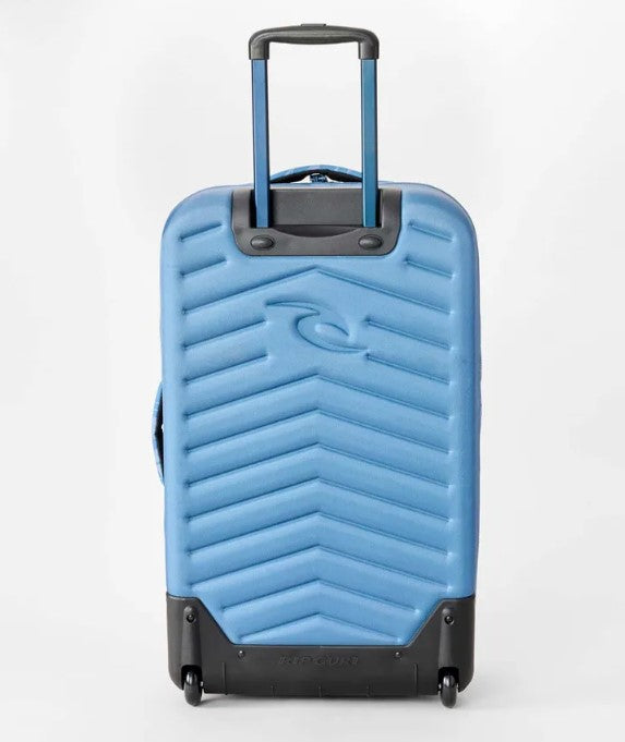 Rip Curl F-Light Global 100 Litre Travel Bag in navy colourway from rear