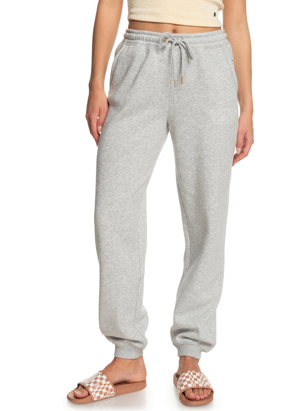 Roxy Surf Stoked Brushed Trackpants - Win23 grey track pant 