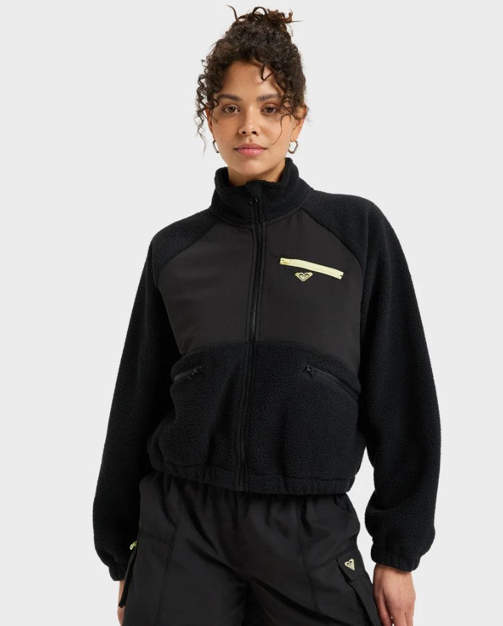 Roxy Waves Of Warmth Explorer Jacket in Anthracite colourway